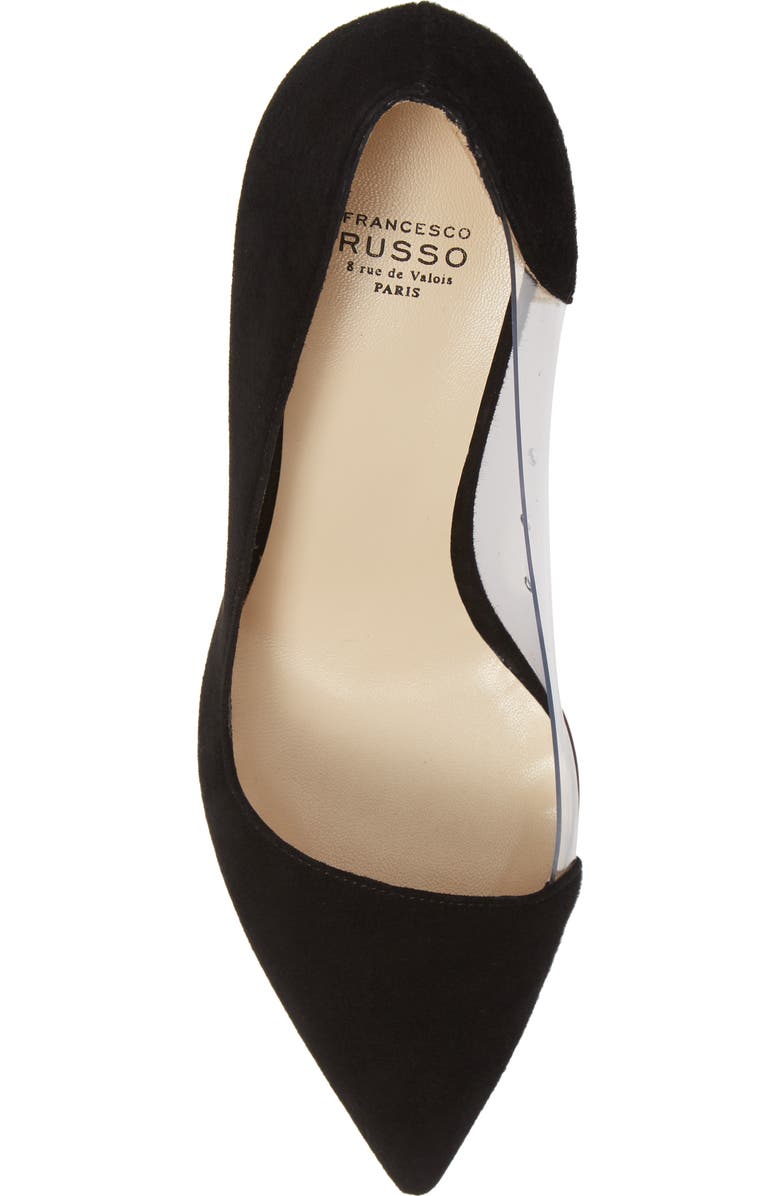 Francesco Russo Clear Inset Pump, Alternate, color,