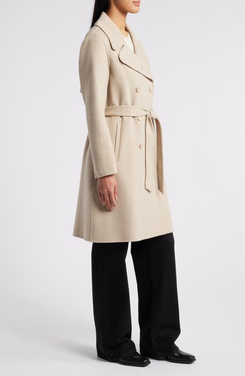 Soia & Kyo Safira Double Breasted Wool Blend Coat