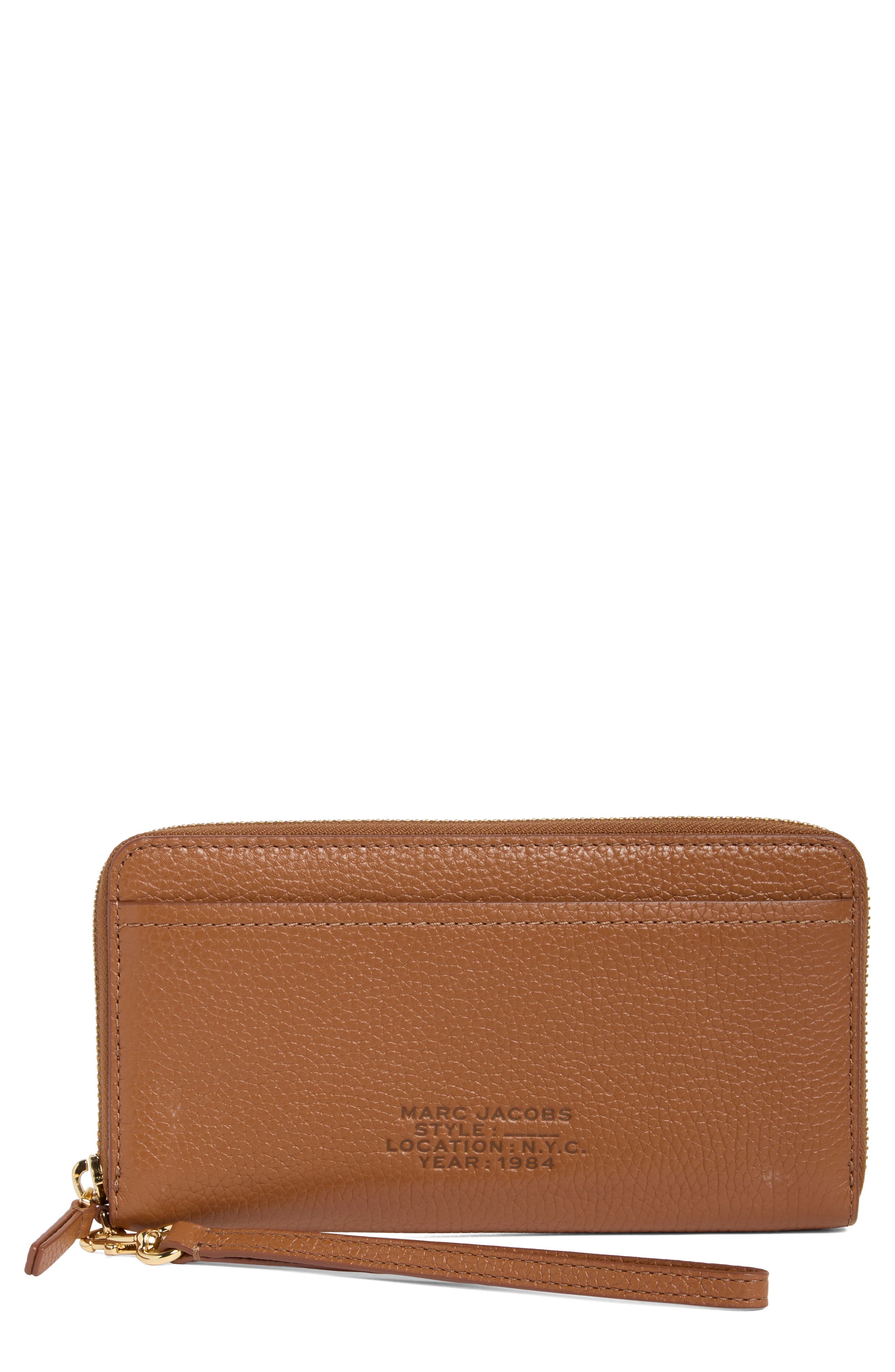 The Continental Leather Wristlet