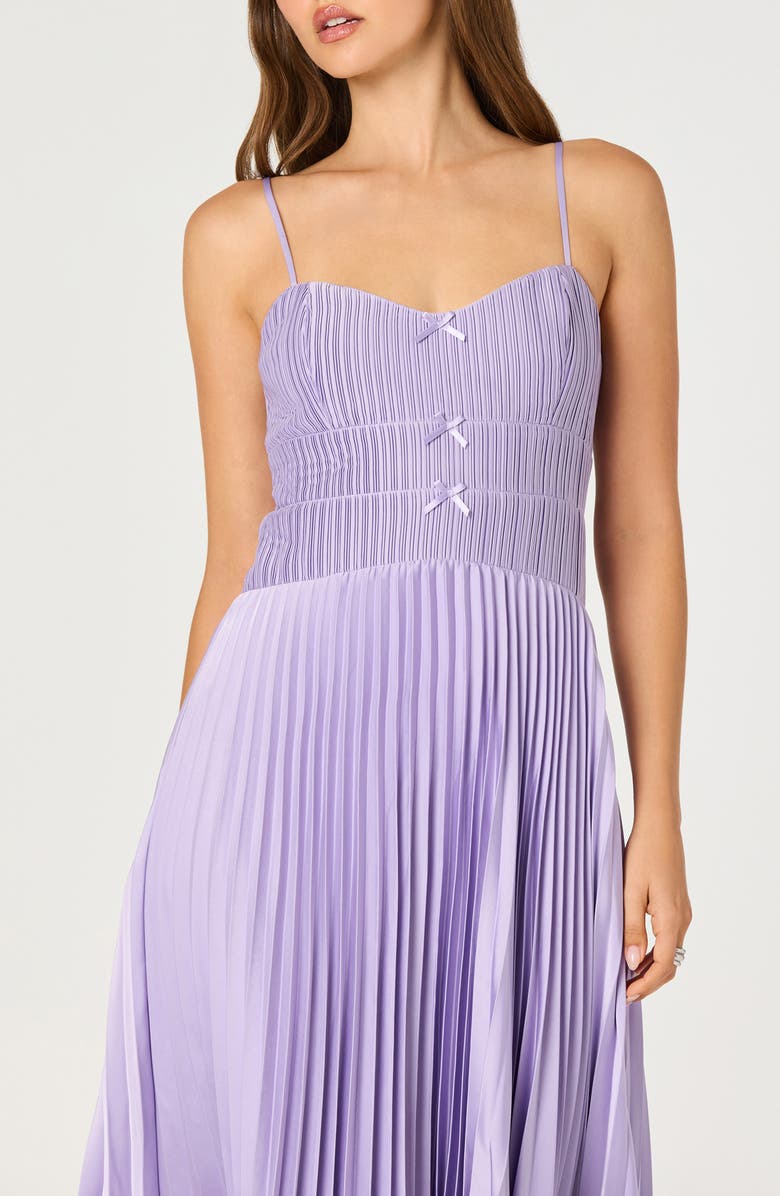 ASTR the Label Shionagh Pleated A-Line Dress, Alternate, color, Lilac