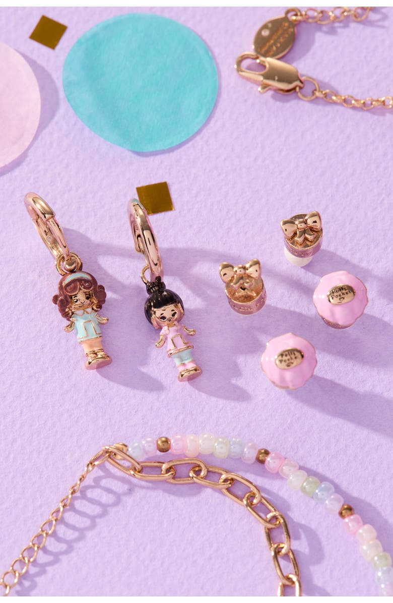 Alex and Ani Polly Pocket Earring Set, Alternate, color, Gold