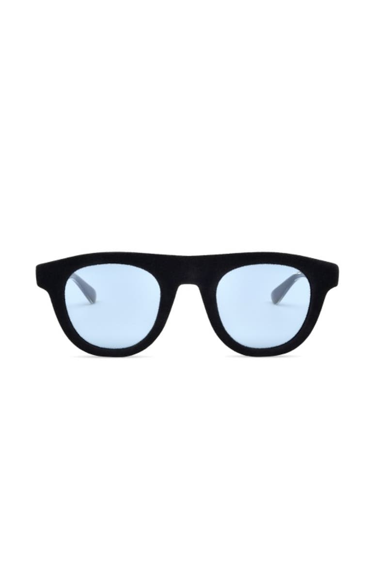 Italia Independent Bright Sunglasses, Main, color, Black