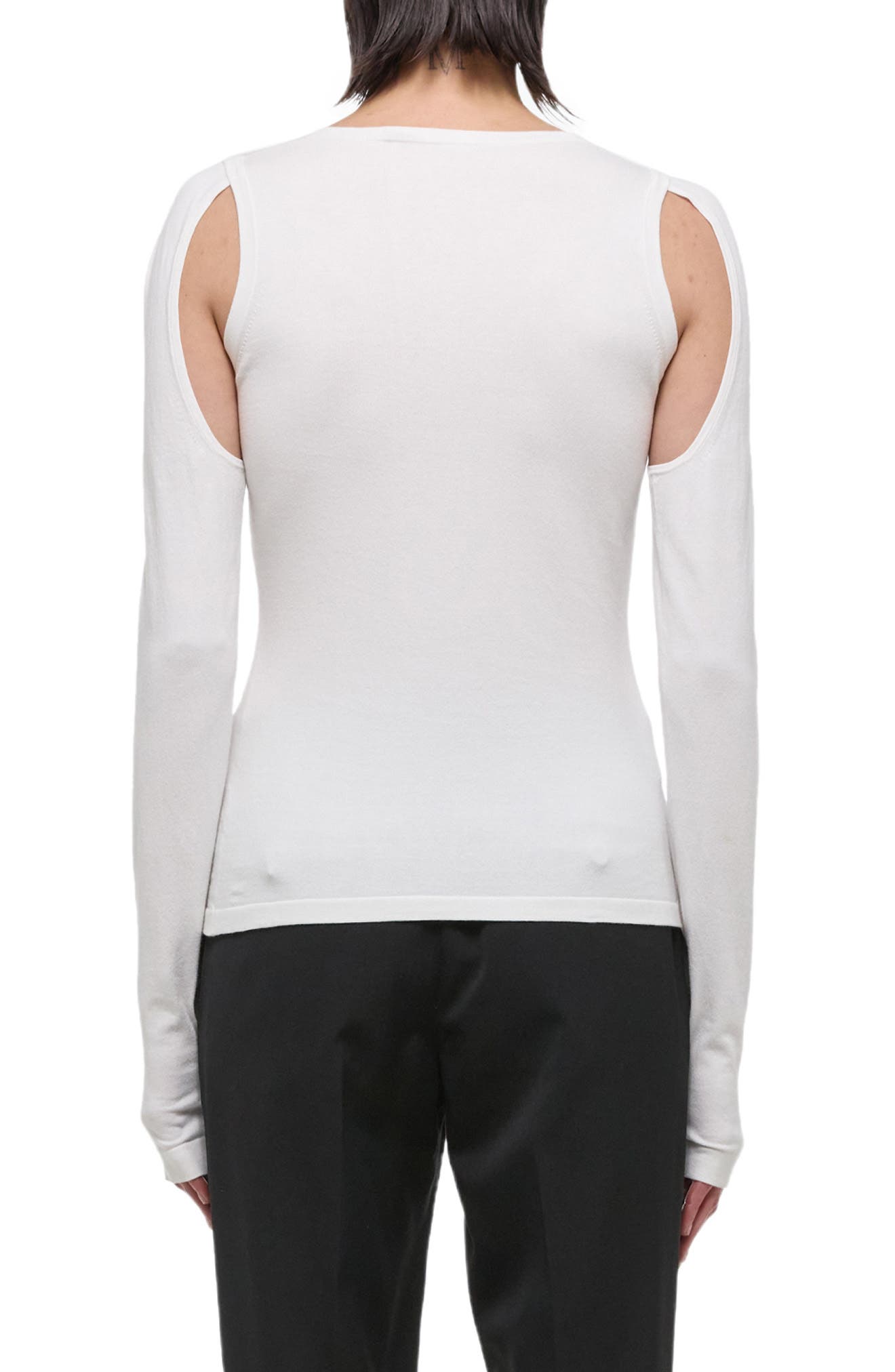Shoulder Cutout Sweater - image 2