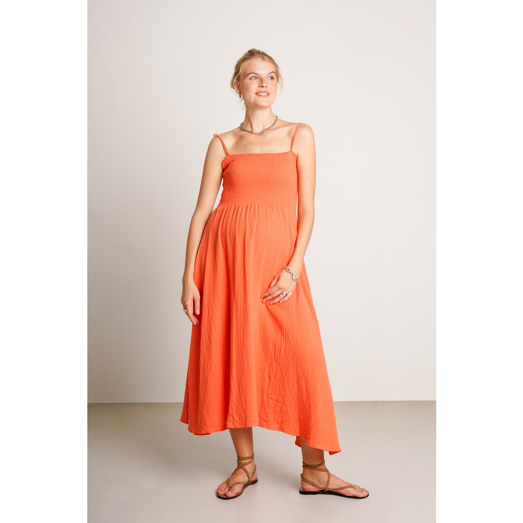 Nom Maternity Easy Dress in Orange  product