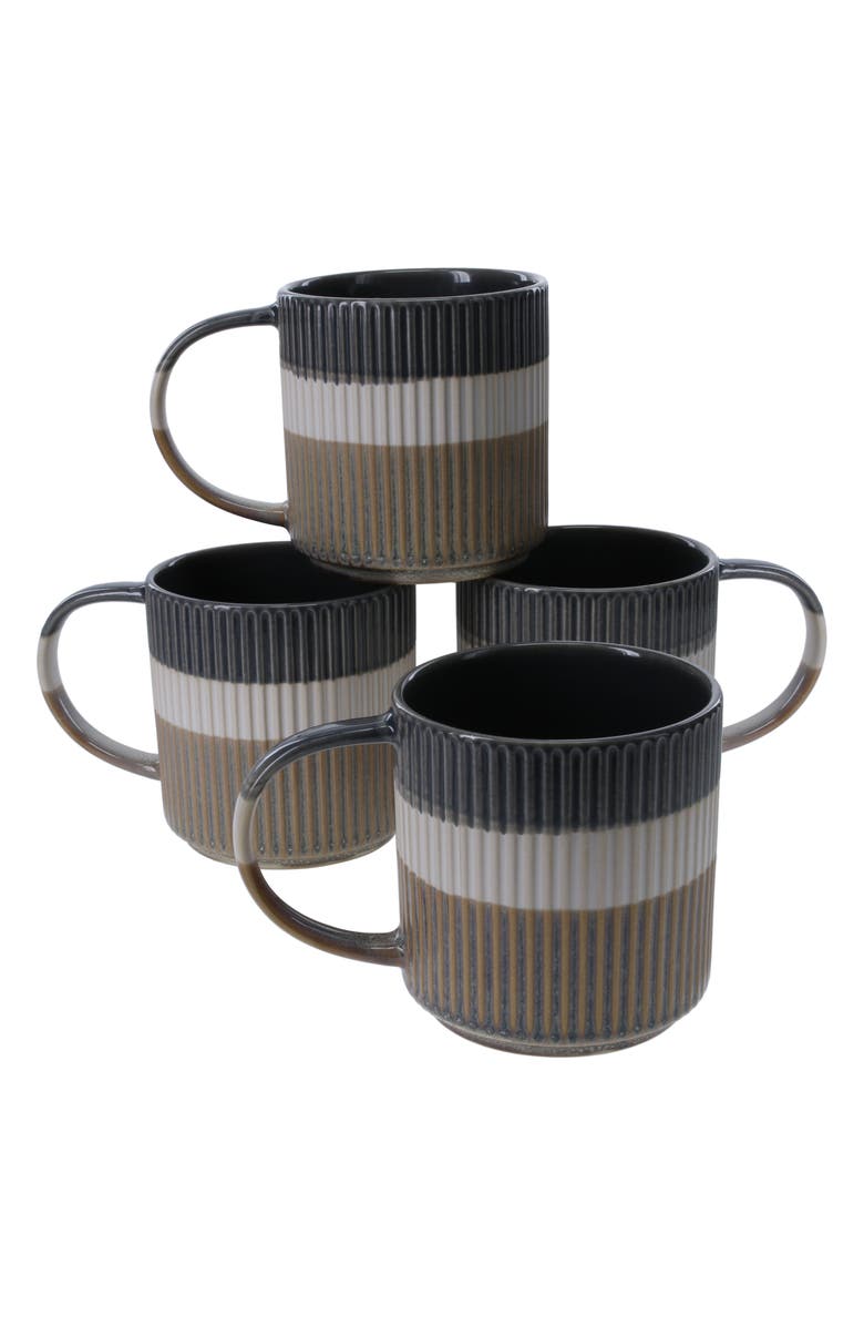 BIA Cordon Bleu Set of 4 Tricolor Mugs, Main, color, Grey
