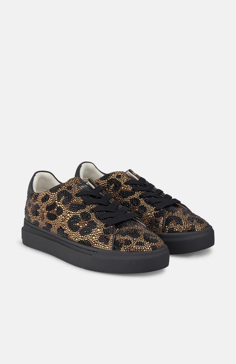 Leopard Rhinestone Trainer
