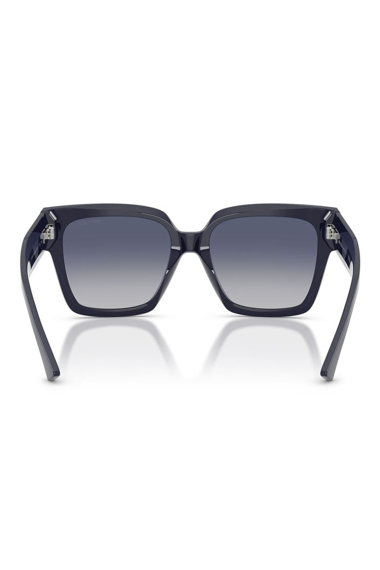 54mm Gradient Square Sunglasses, Alternate, color, NAVY / GREY GRADIENT BLUE