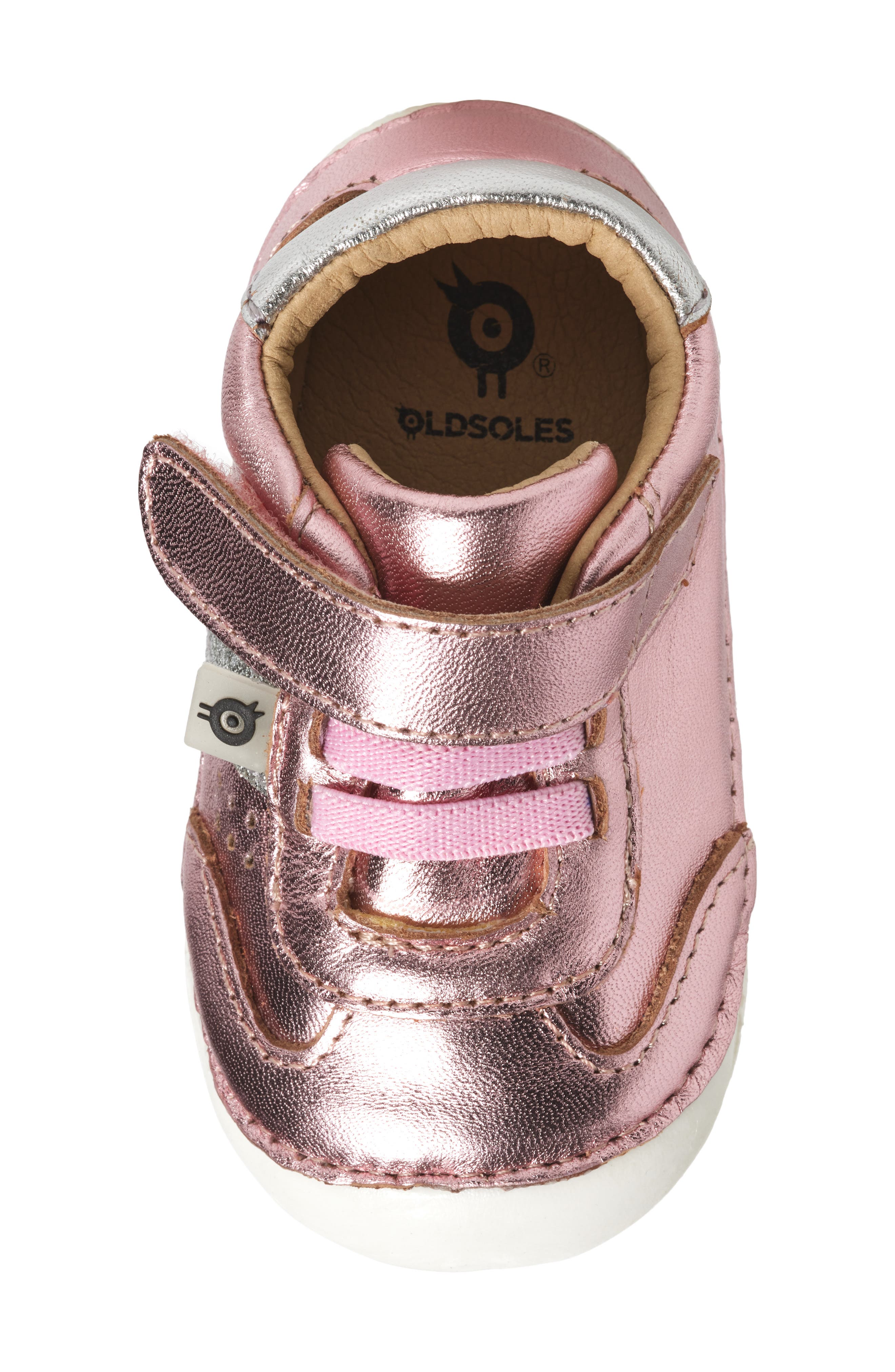 OLD SOLES Kids' Roady Pave Sneaker, Alternate, color, Pink Frost / Silver