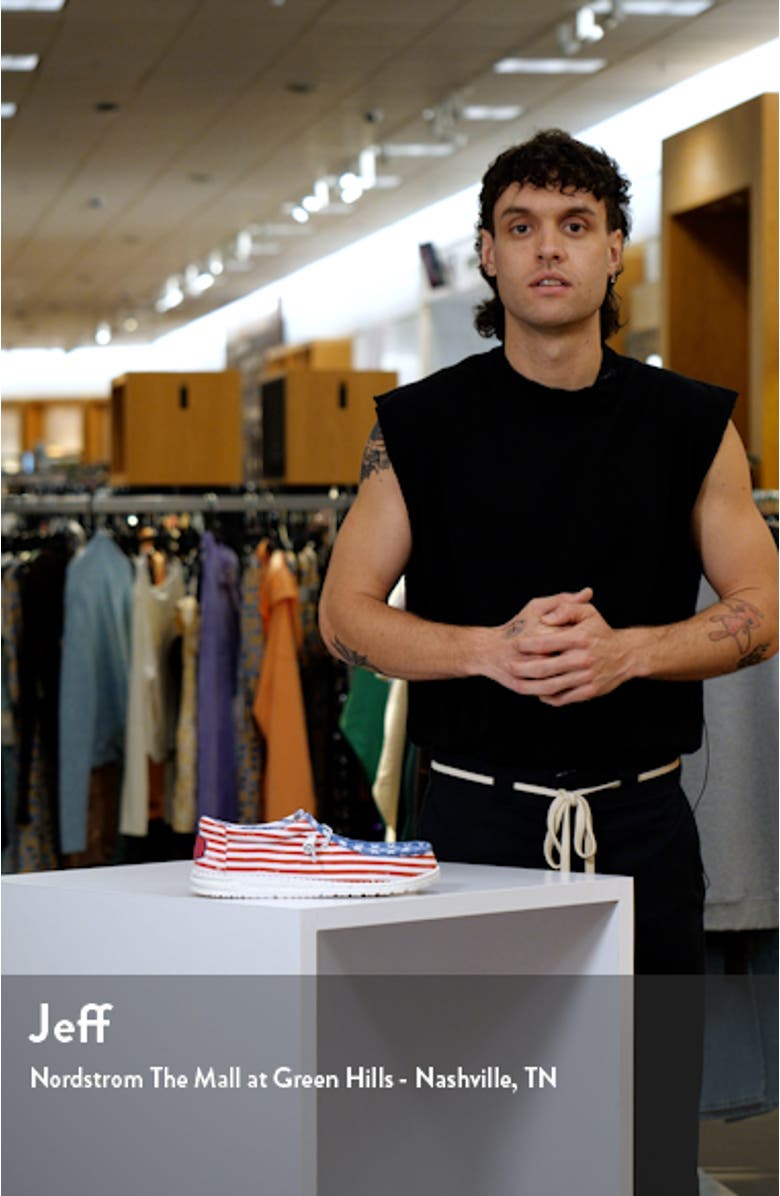 Wally Patriotic Slip-On Shoe, sales video thumbnail