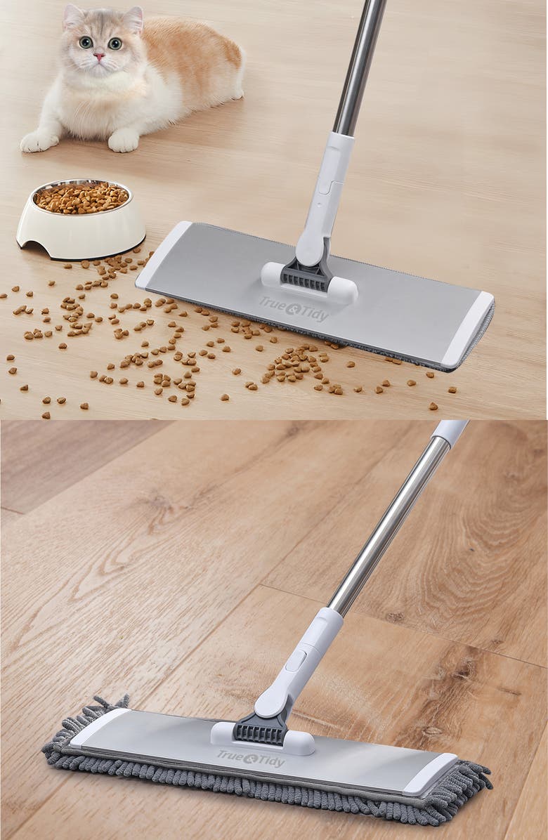 TRUE AND TIDY 4-Pack Chenille Mop Pad, Alternate, color, Gray