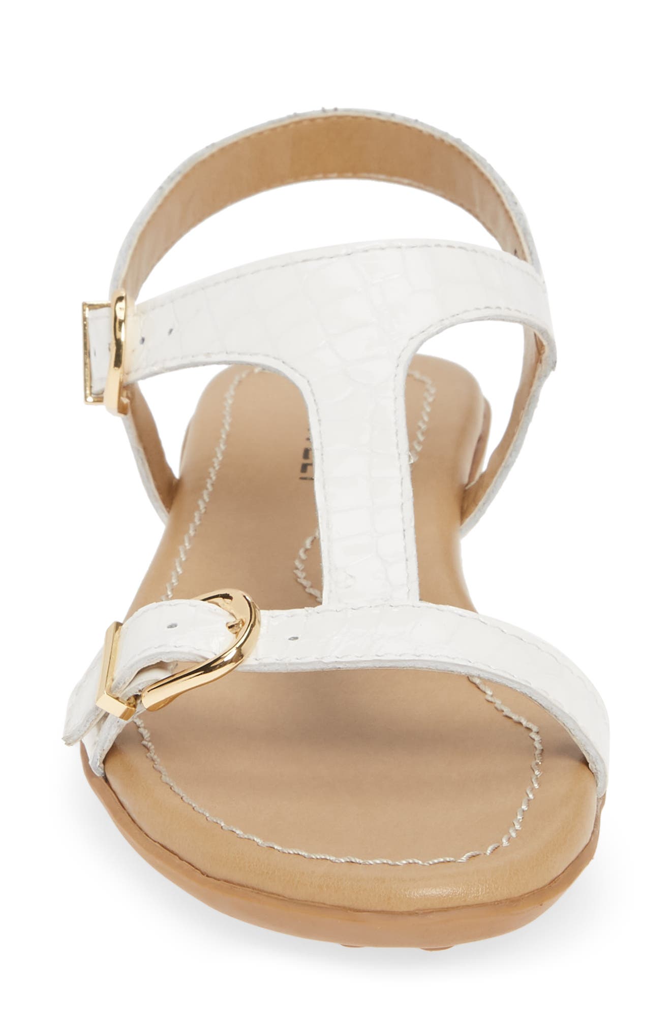 Taletha T-Strap Sandal, Alternate, color, WHITE PATENT LEATHER
