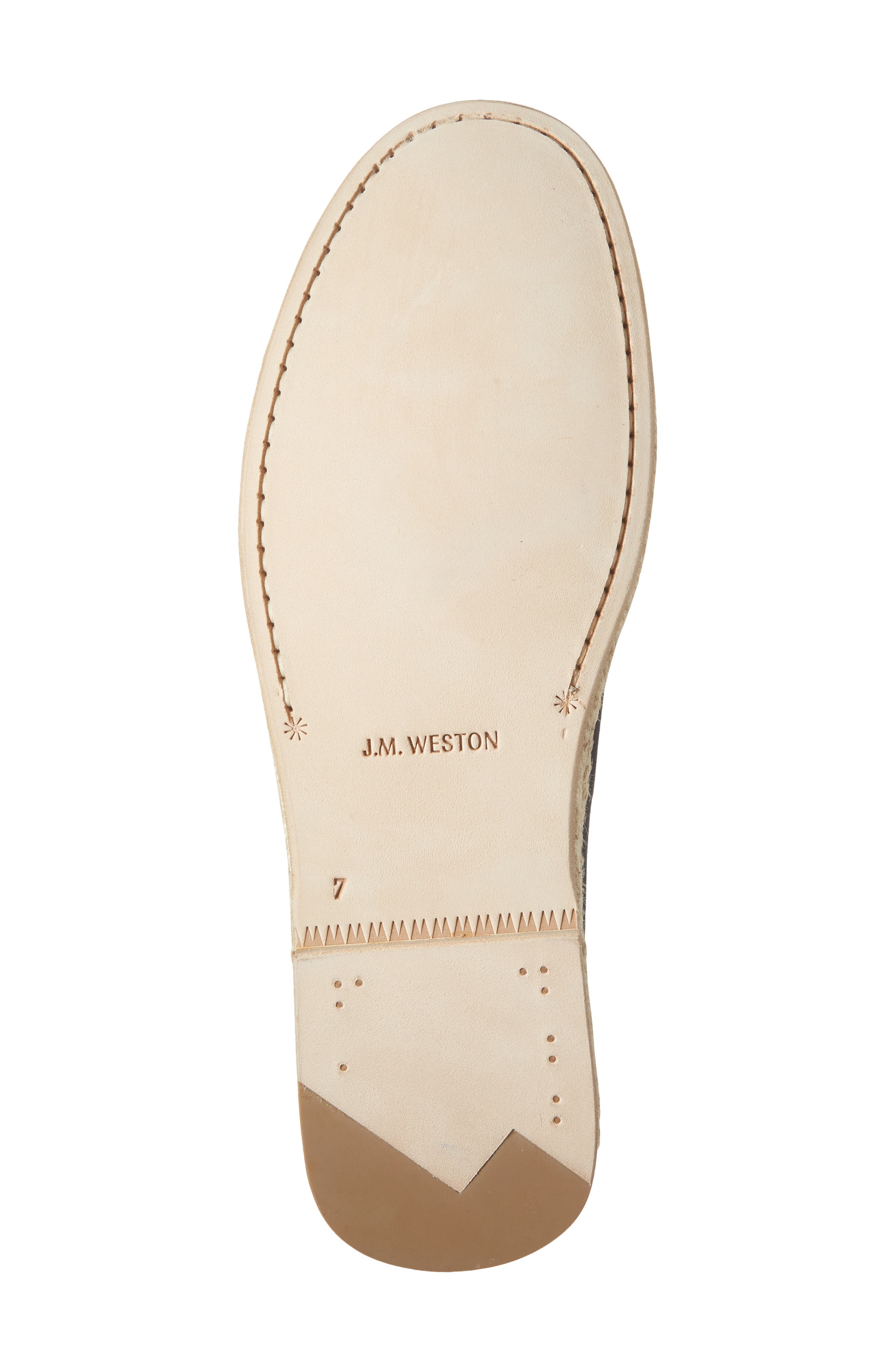 JM WESTON Uzes Espadrille Loafer, Alternate, color, Dark Blue