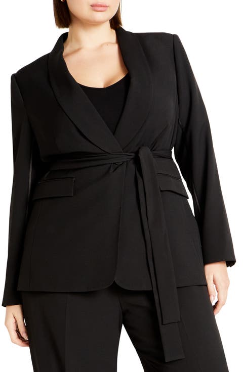 Soraya Belted Jacket (Plus)