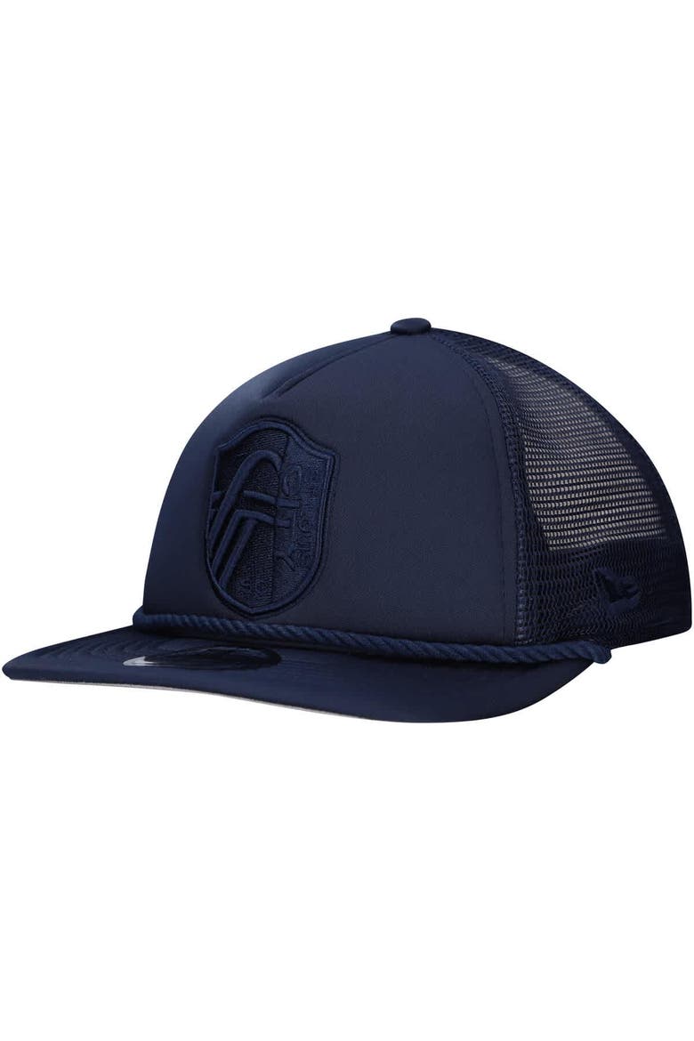 Men's New Era Navy St. Louis City SC Tone Golfer Snapback Hat, Main, color, Navy