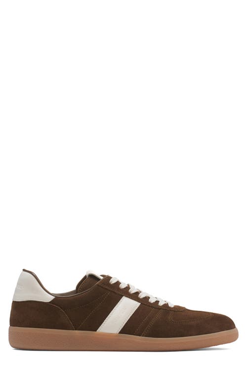 Tom Ford Suede Sneakers With Contrast Stripe And Rubber Sole In Multi