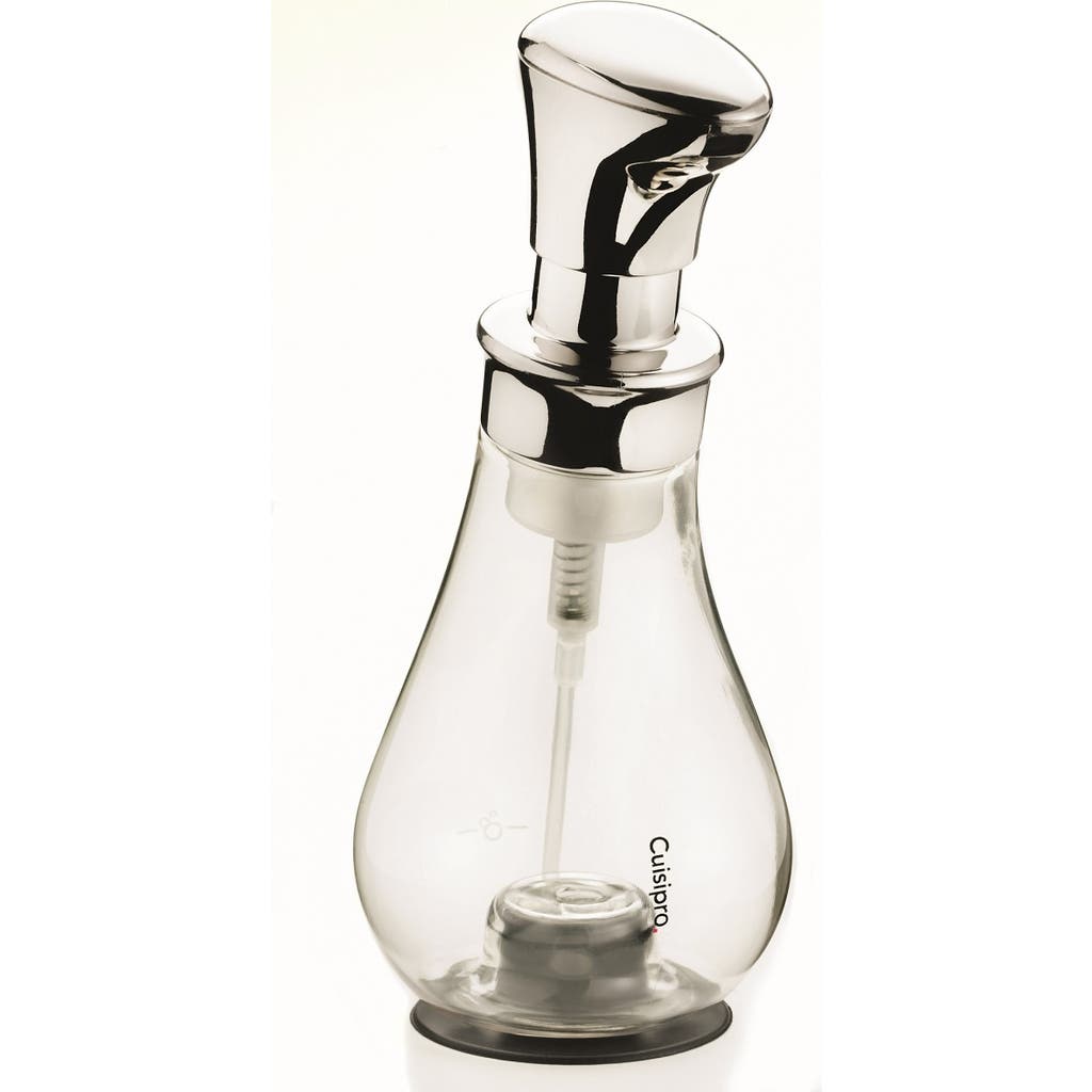 Cuisipro Foam Pump Chrome 13.2 Ounce Foam Soap Dispenser In Silver