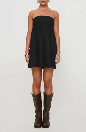 Princess Polly Osment Strapless Babydoll Minidress