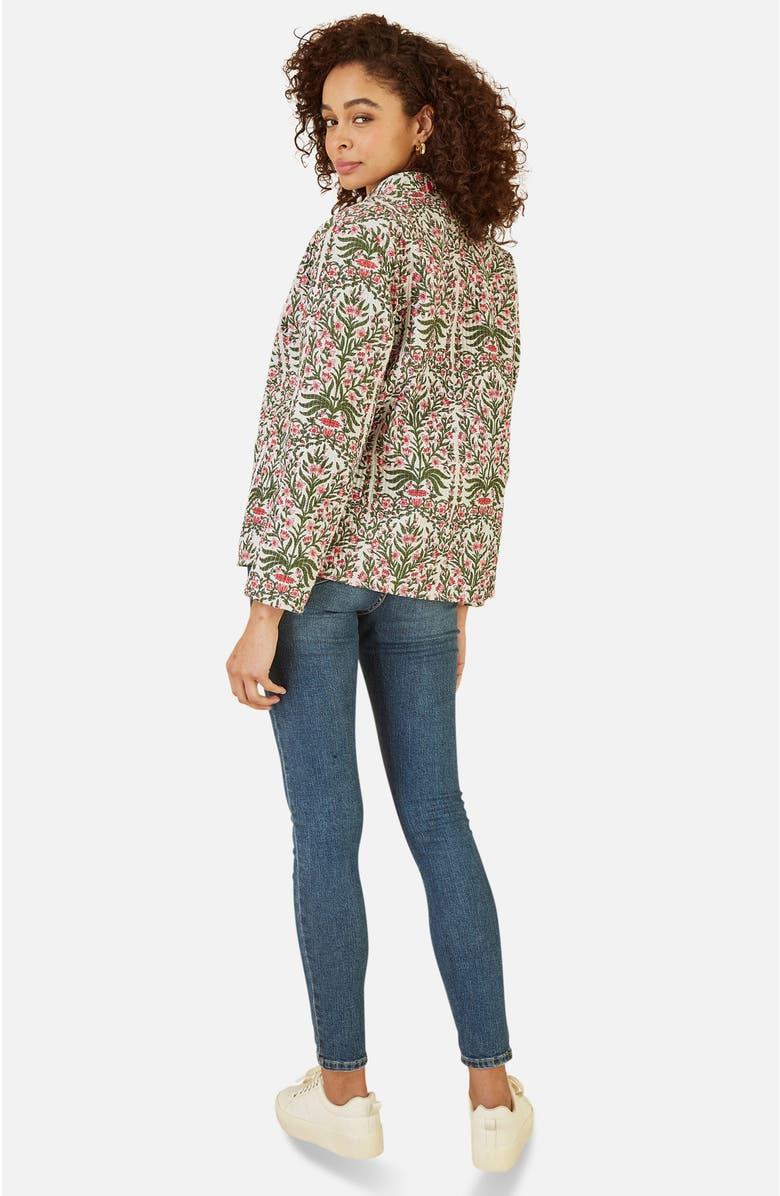 Yumi Long Sleeve Reversible Quilted Jacket, Alternate, color, Pink