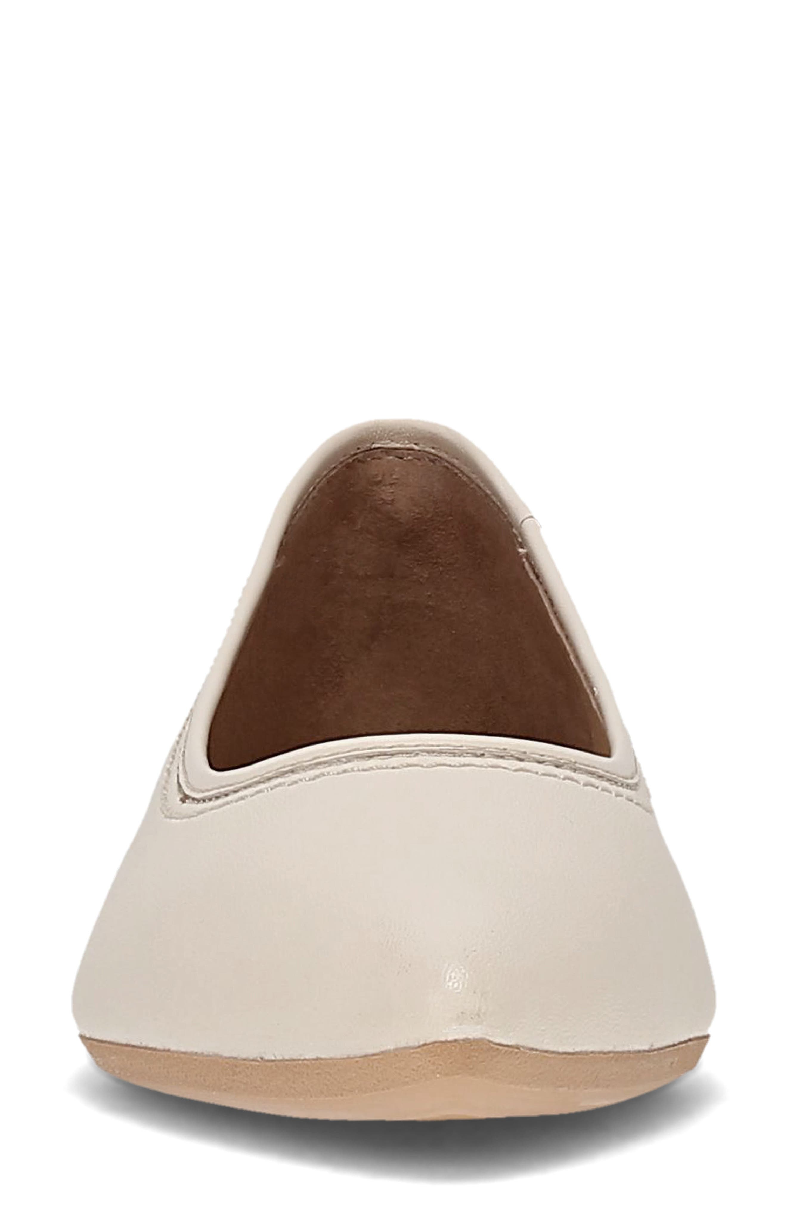 Heather Pointed Toe Ballet Flat, Alternate, color, ECRU