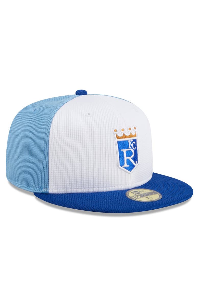 New Era Men's New Era  White Kansas City Royals 2024 Batting Practice 59FIFTY Fitted Hat, Alternate, color, 