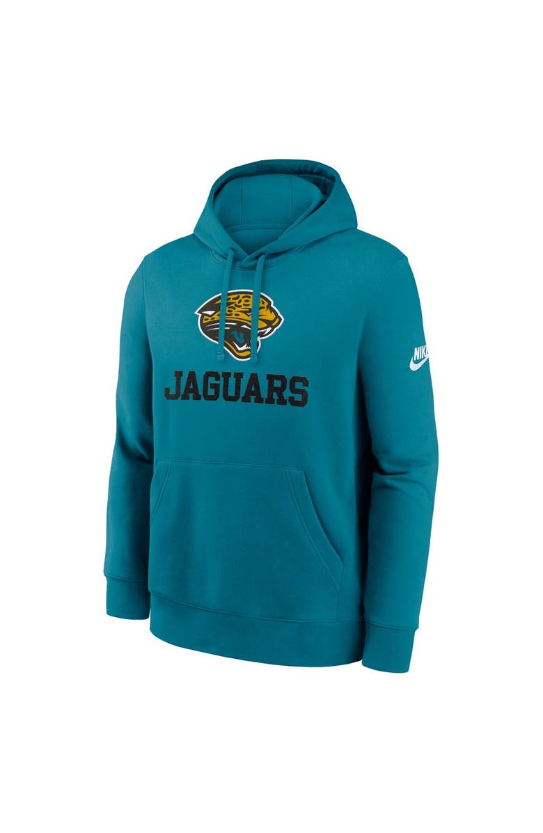 Nike Men
s Nike Teal Jacksonville Jaguars Best Season Rewind Club Pullover Hoodie, Alternate, color, Teal