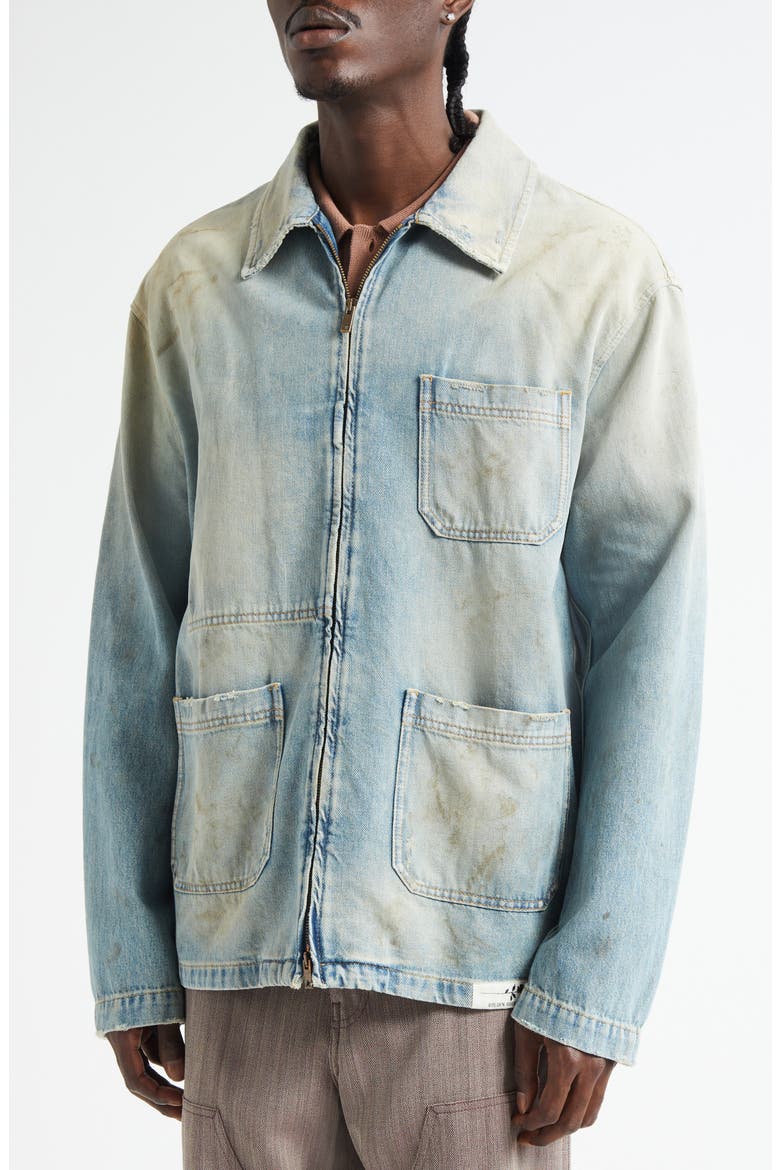 Journey Mackenzie Denim Work Jacket, Alternate, color, LIGHT BLUE
