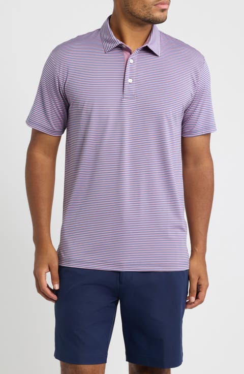 Smith Stripe Performance Golf Polo