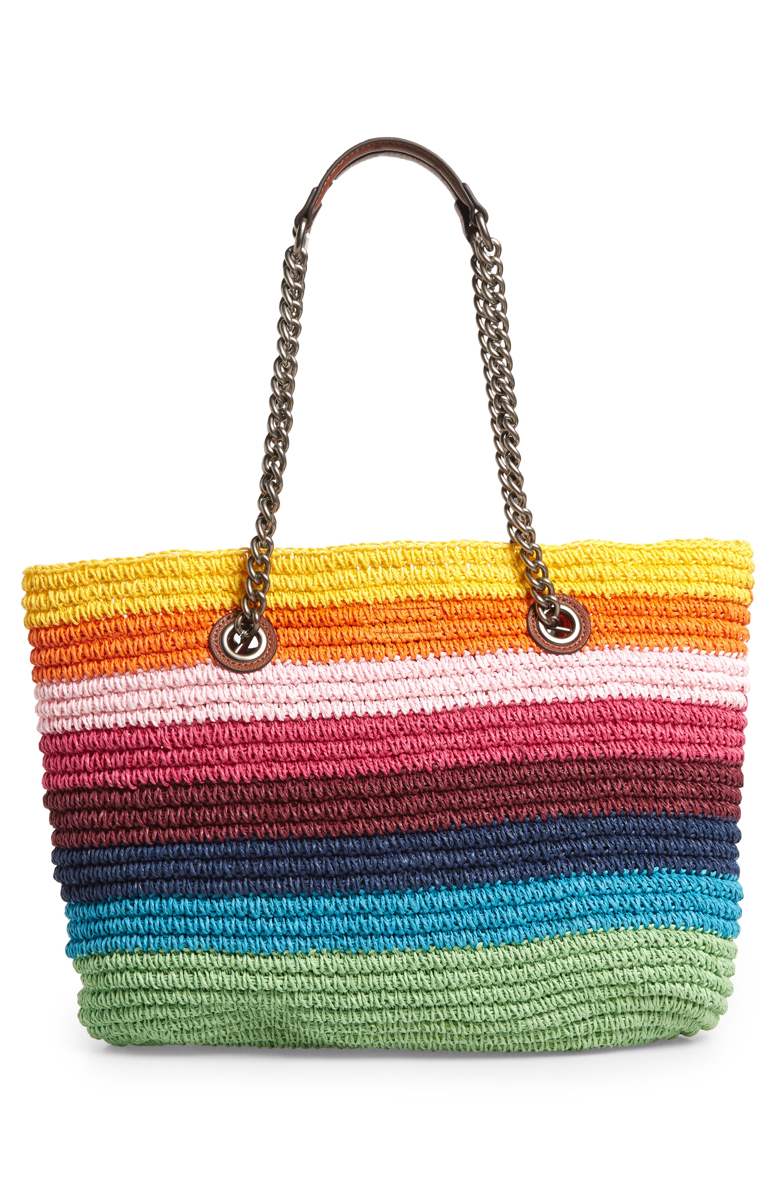 Kurt Geiger London Chelsea Raffia Tote, Alternate, color, 