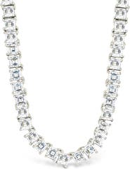 Sterling Forever Brette Slide Tennis Necklace
