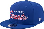 New Era Men's New Era  Royal New York Giants Core Team Script 9FIFTY Snapback Hat