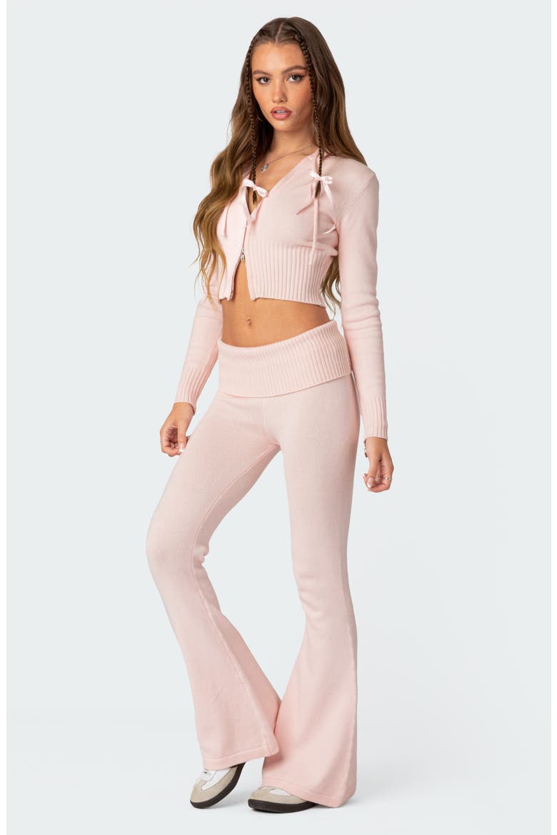 Desiree Hooded Crop Cardigan, Alternate, color, LIGHT-PINK