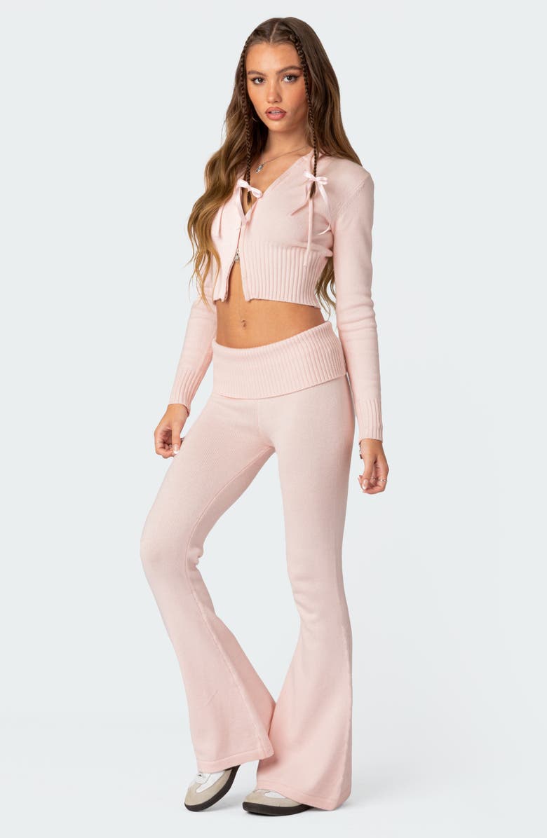 EDIKTED Desiree Hooded Crop Cardigan, Alternate, color, 