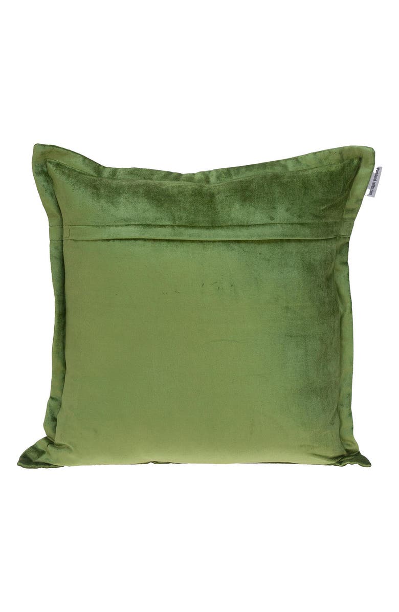 PARKLAND COLLECTION Agneta Transitional Olive Throw Pillow, Alternate, color, 