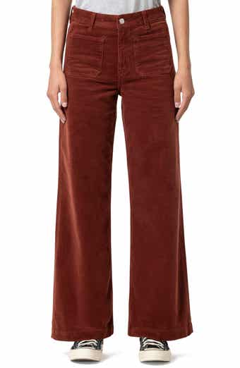 Mavi Jeans Paloma Marine Patch Pocket High Waist Wide Leg Corduroy Pants