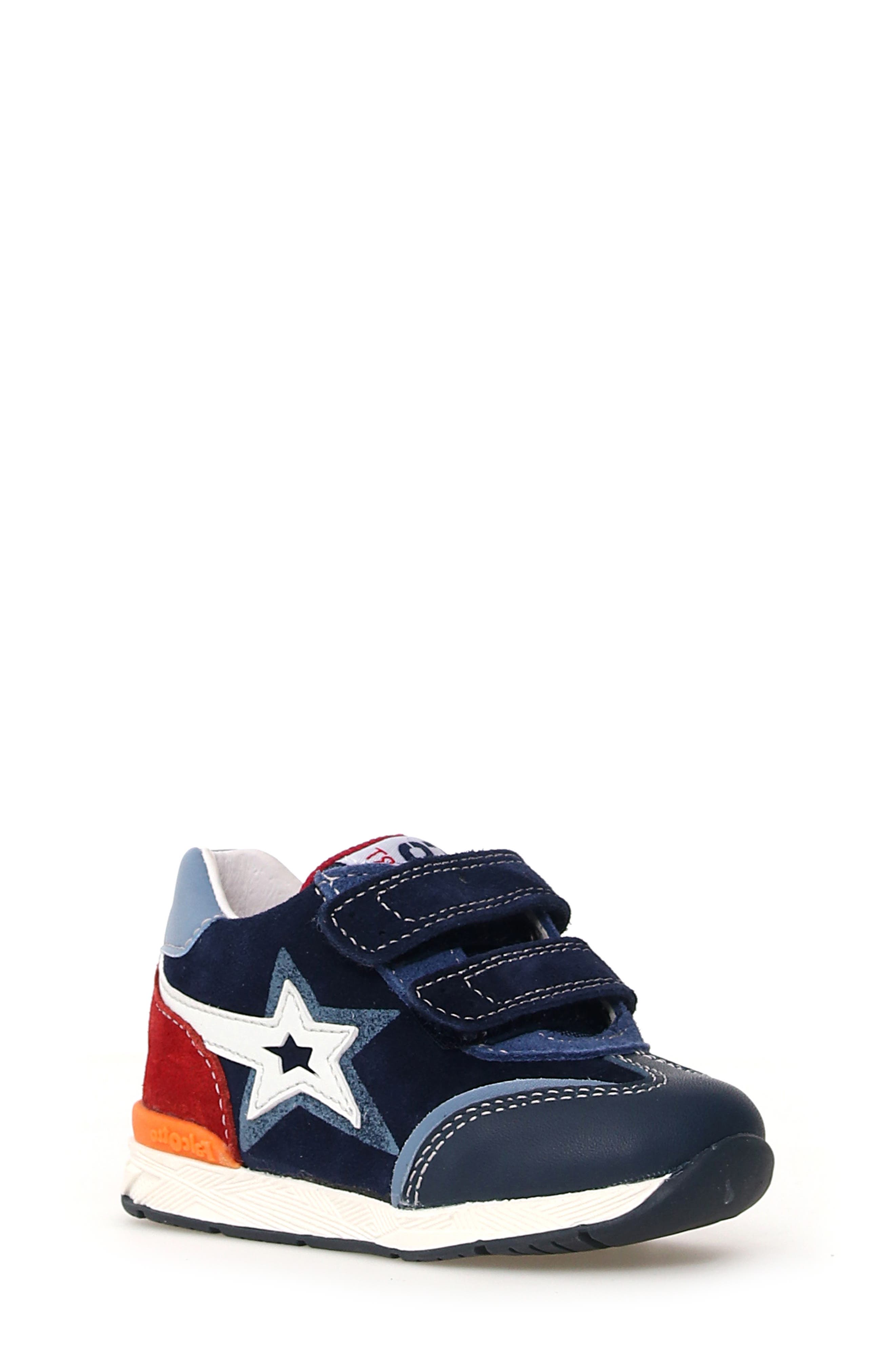 Naturino Kids' Falcotto New Ferdi Sneaker, Main, color, Navy-White-Granata