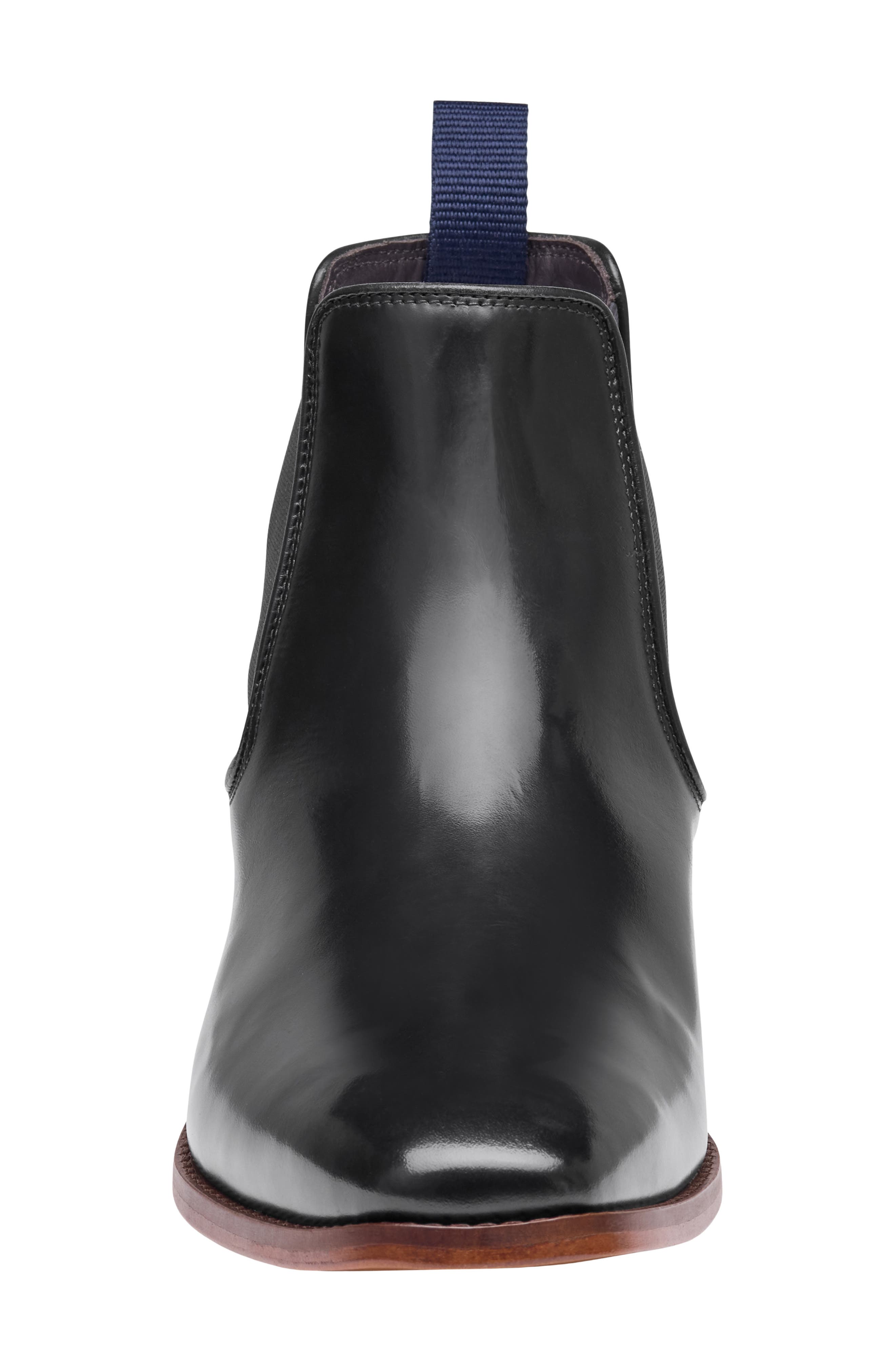 Arrister Leather Chelsea Boot, Alternate, color, BLACK ITALIAN FULL GRAIN