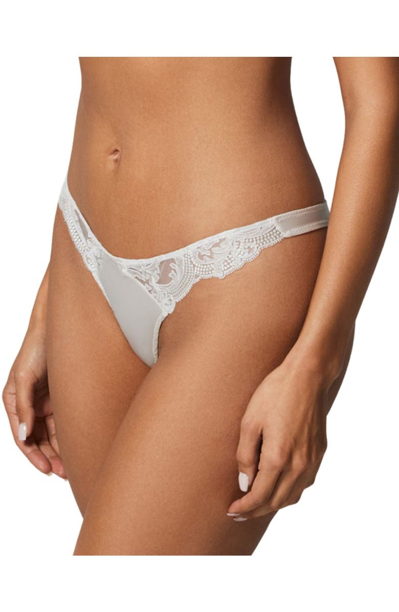 Kiki de Montparnasse Voltaire Thong, Alternate, color, Ivory