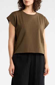 Eileen Fisher Crewneck Box Top
