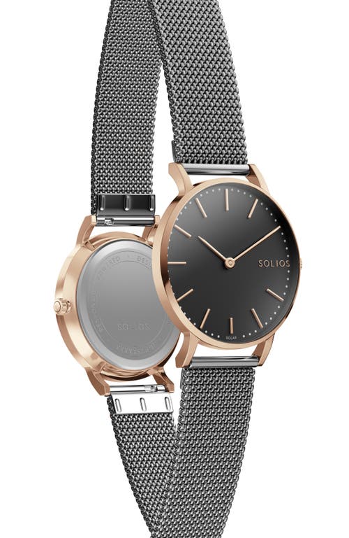 Solios Watches The Solar Classic | Black Dial