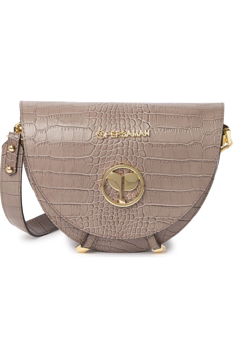 Persaman New York Gabriel Croc Embossed Crossbody, Main, color,
