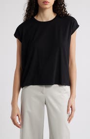 Eileen Fisher Short Sleeve Tencel® Lyocell T-Shirt