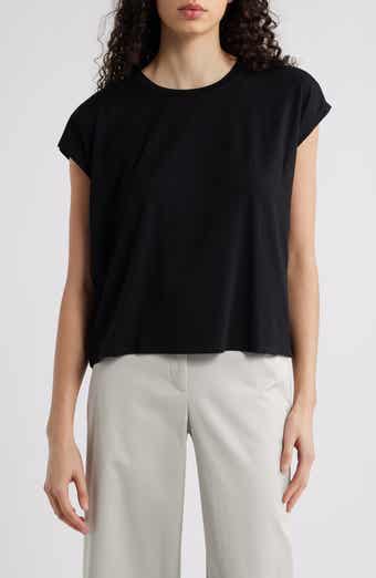 Eileen Fisher Short Sleeve Tencel® Lyocell T-Shirt