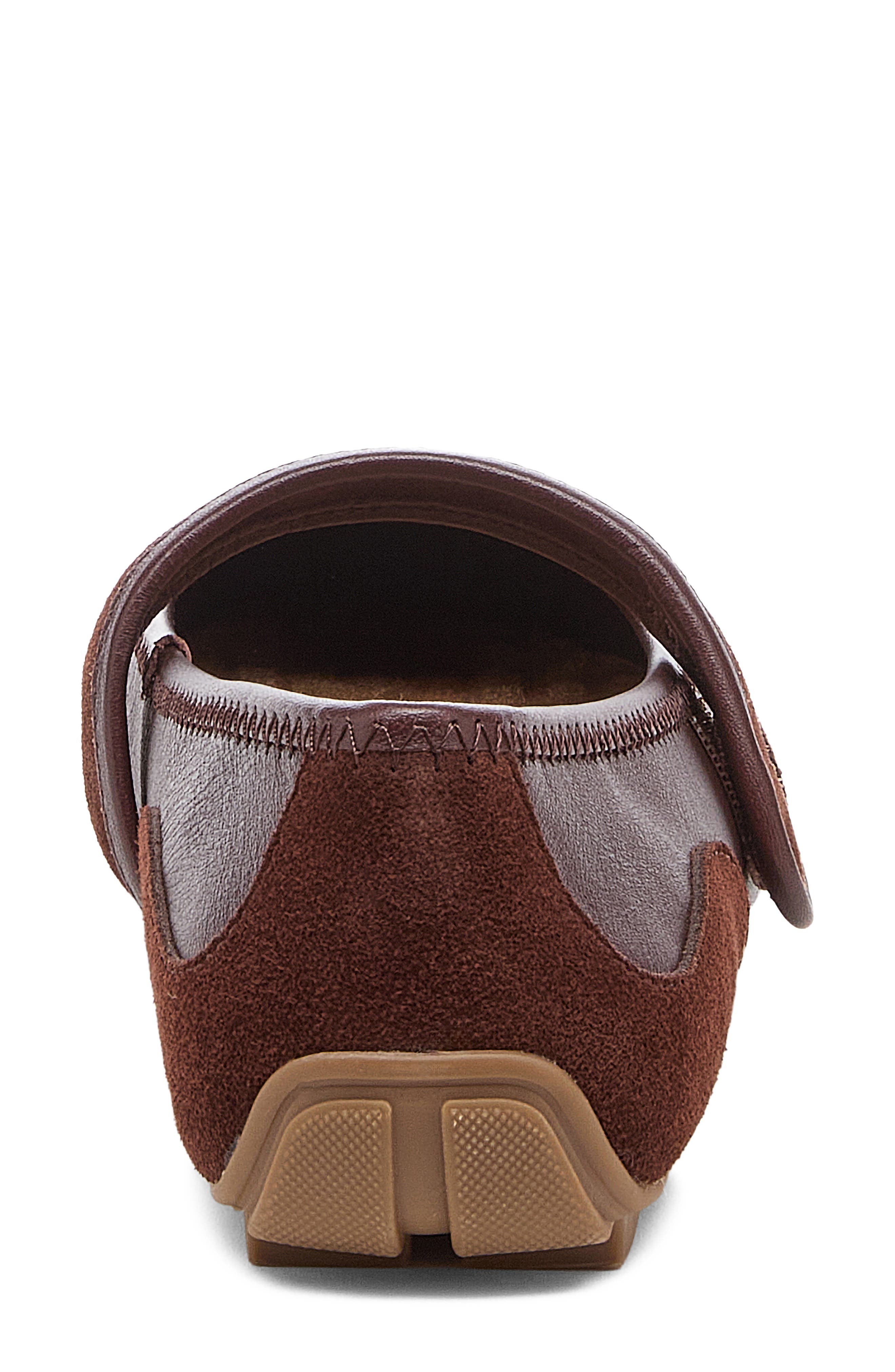 Damon Leather Mary Jane Flat, Alternate, color, WARM BROWN