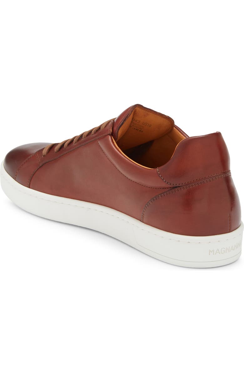 Magnanni Elonso Low Top Sneaker, Alternate, color, Cognac