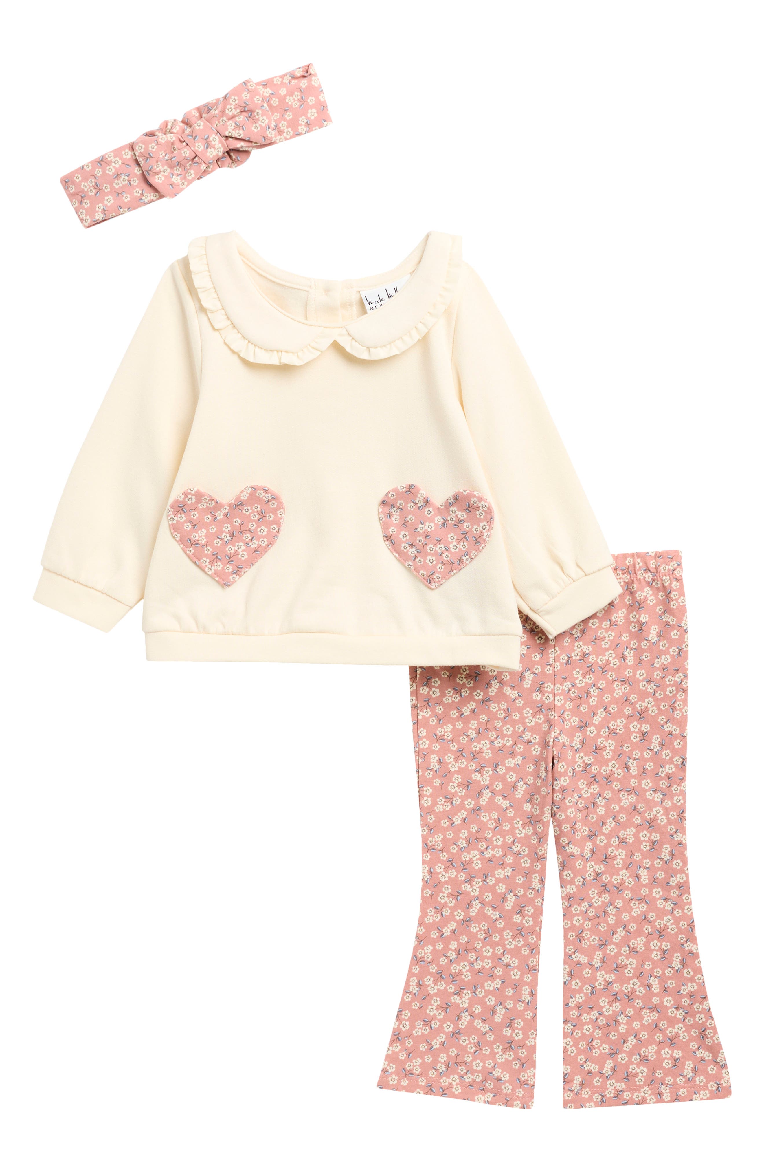 Fleece Top, Leggings & Headband Set