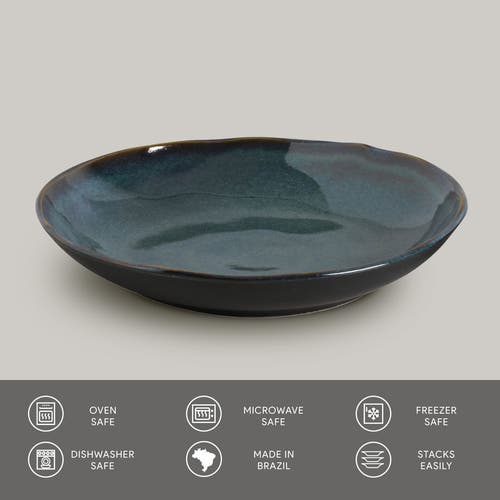 Porto Brasil Salad Bowl Set Of 6 In Blue