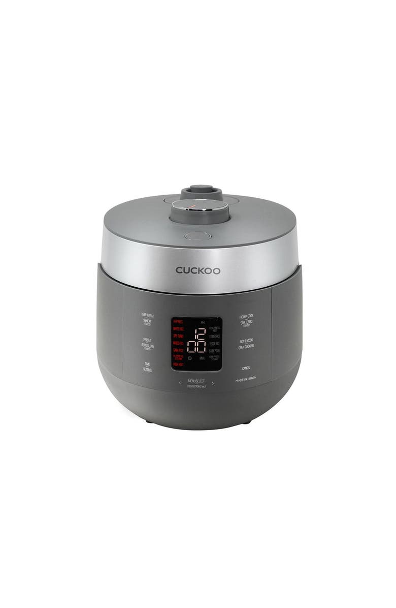 Cuckoo 10-Cup (Uncooked) / 20-Cup (Cooked) Twin Pressure Rice Cooker, Main, color, Grey