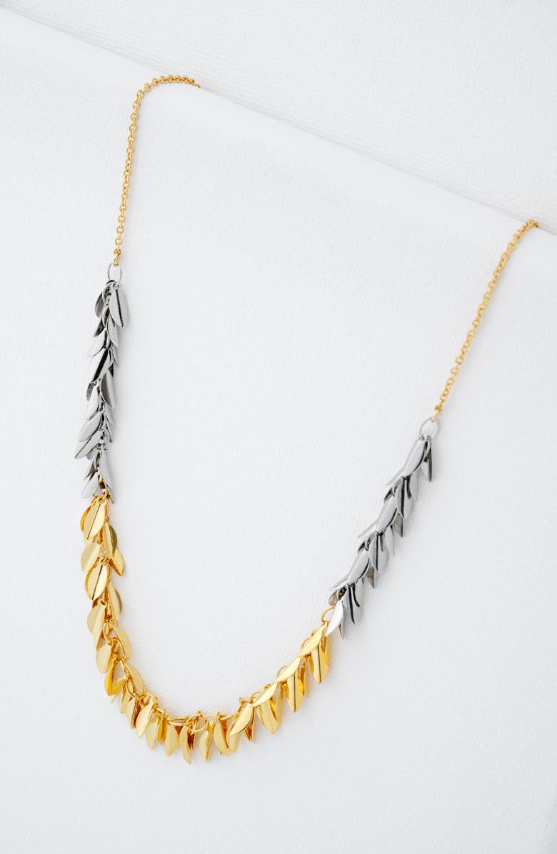 Ted Baker Pemina Petal Fringe Necklace, Alternate, color,