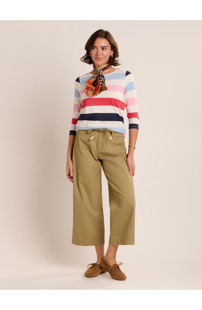 Brakeburn Coast Striped 3/4 Sleeve T-Shirt, Alternate, color, Multi