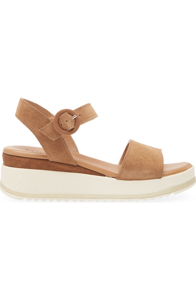 Cordani Arielle Ankle Strap Platform Wedge Sandal, Alternate, color, Clove